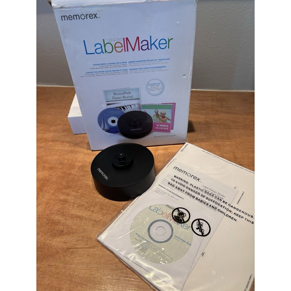 Memorex CD & DVD LabelMaker Kit Brand New